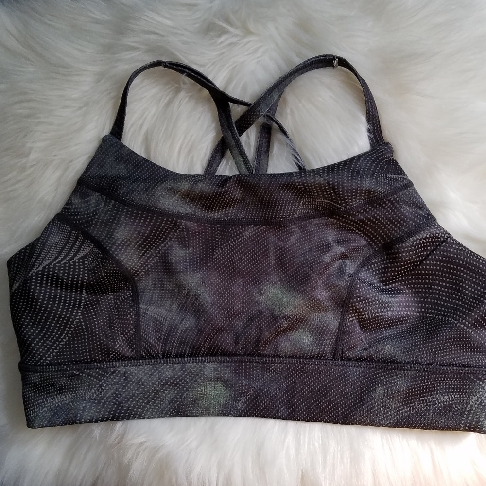 Free People Reflective Glow Sports Bra Large